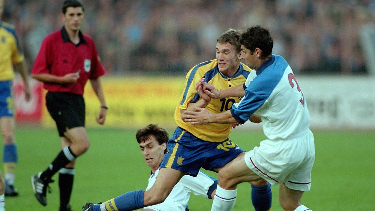 Für die EM 2000 konnten sich die Ukraine und Andrij Shevchenko nicht qualifizieren.