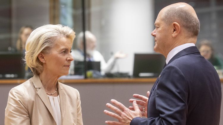 Von der Leyen und Scholz kommen miteinander gut aus - doch aus SPD-Sicht nicht um jeden Preis.