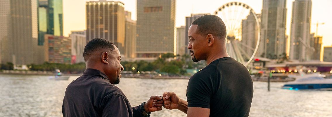 Will Smith und Martin Lawrence in einer Szene des Films "Bad Boys: Ride or Die". .