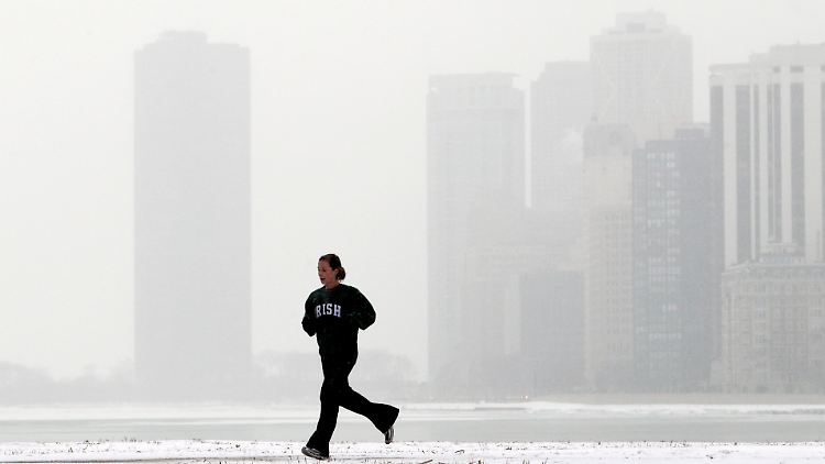 Nur der Anfang: Chicago könnte in den nächsten Tagen im Schnee versinken.