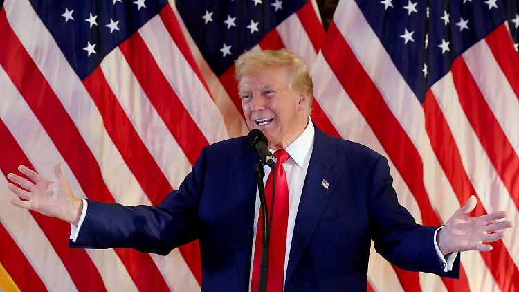 Voller Fokus auf den Wahlkampf: In Georgia muss Donald Trump auf absehbare Zeit nicht vor Gericht erscheinen.
