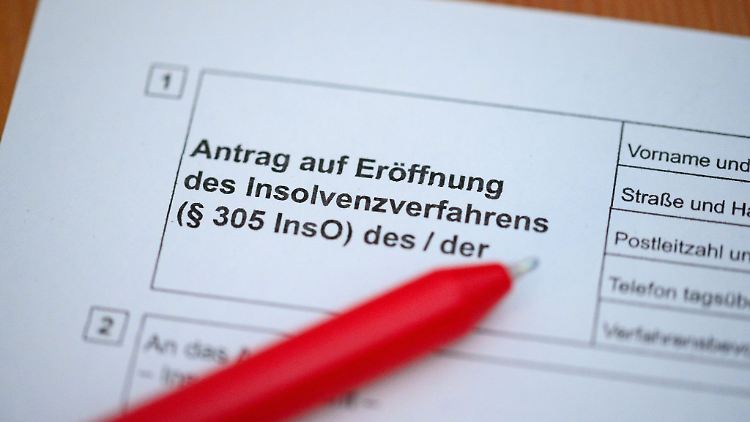 Antrag zur Eröffnung eines Insolvenzverfahrens.