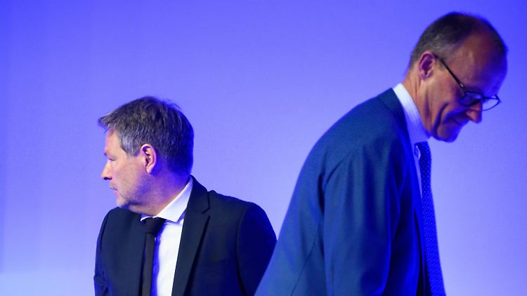 Bei Illner schenkten sie sich nichts: Habeck und Merz.