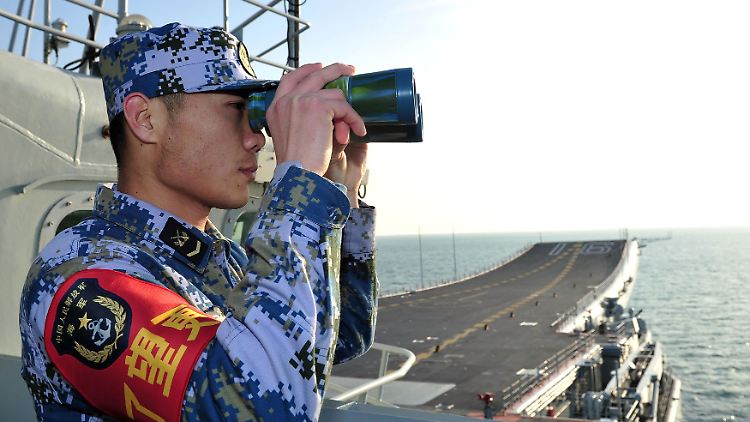 Chinesische Schiffe und Flugzeuge nähern sich immer wieder Taiwan. 