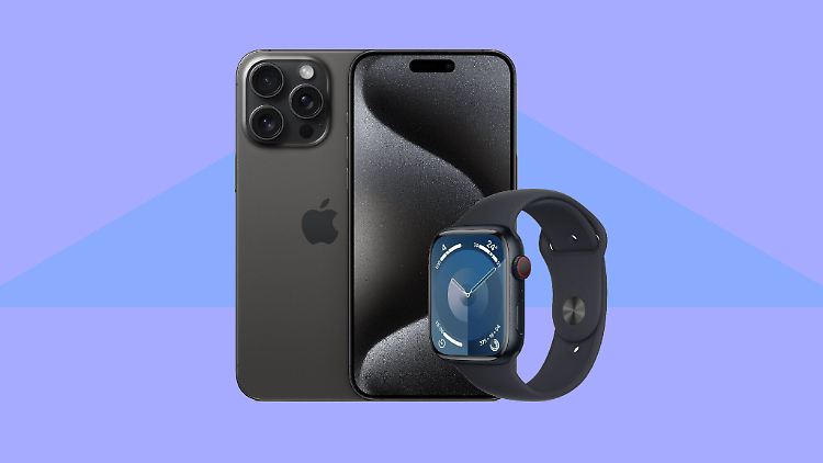 Das iPhone 15 Pro Max gibt es samt Apple Watch 9 schon ab 13 Euro bei o2.