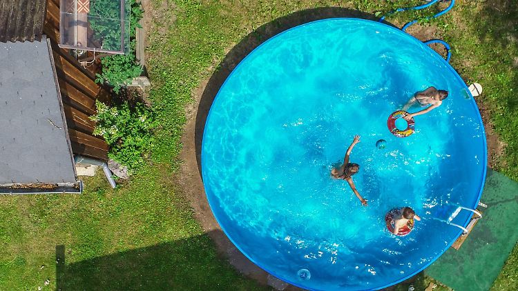 Runde Sache, auch in anderer Form: ein Pool für den eigenen Garten. 