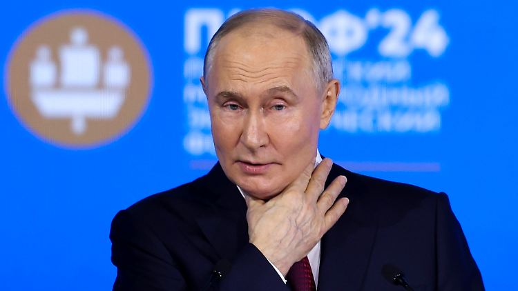 "Der Anteil des Rubels an Export- und Importtransaktionen wächst", sagt Putin.