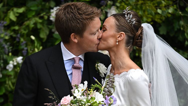 Haben in Chester geheiratet: Hugh Grosvenor und Olivia Henson.