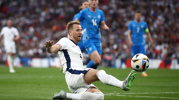 Auch Bayern-Star Harry Kane konnte England nicht zum Sieg schießen.