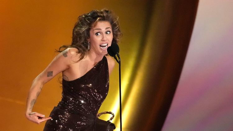 Miley Cyrus bei den Grammy-Verleihungen im Februar. 