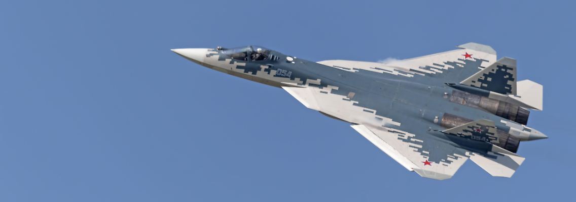 Der Su-57 ist der modernste Kampfjet der Russen.