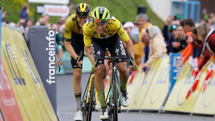 Roglic konnte am Ende noch zum Sieg beim Criterium du Dauphine rasen.