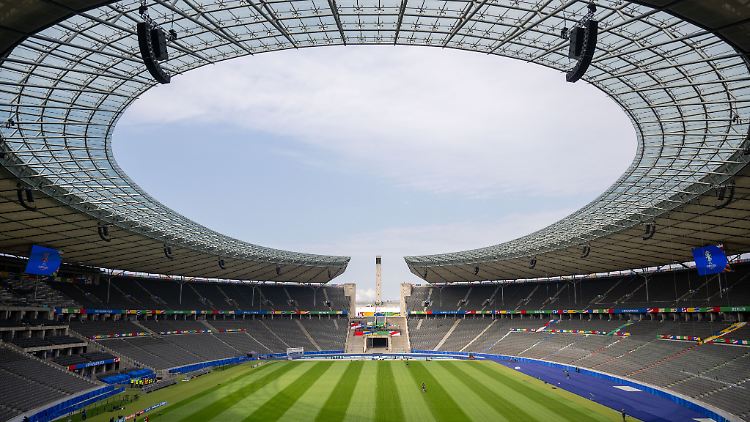 Im Berliner Olympiastadion steigt am 14. Juli das Finale der Fußball-Europameisterschaft 2024.