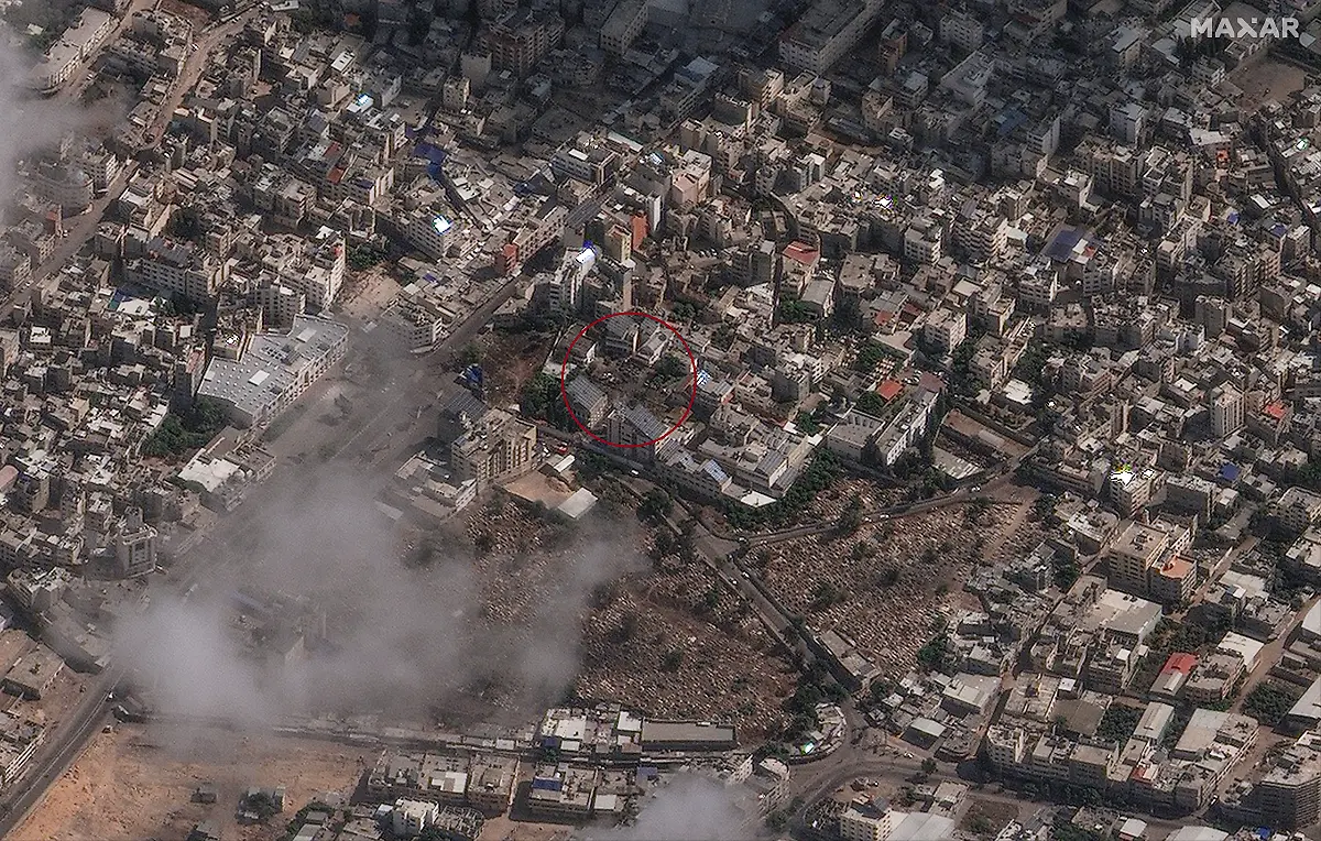 2023-10-18-02-overview-of-al-ahli-hospital-after-explosion-18oct2023-ge1-Marker