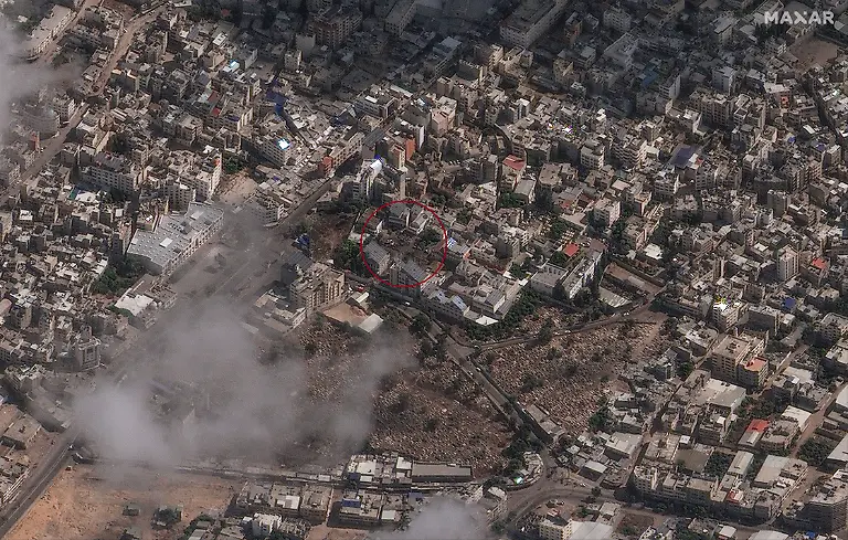 2023-10-18-02-overview-of-al-ahli-hospital-after-explosion-18oct2023-ge1-Marker