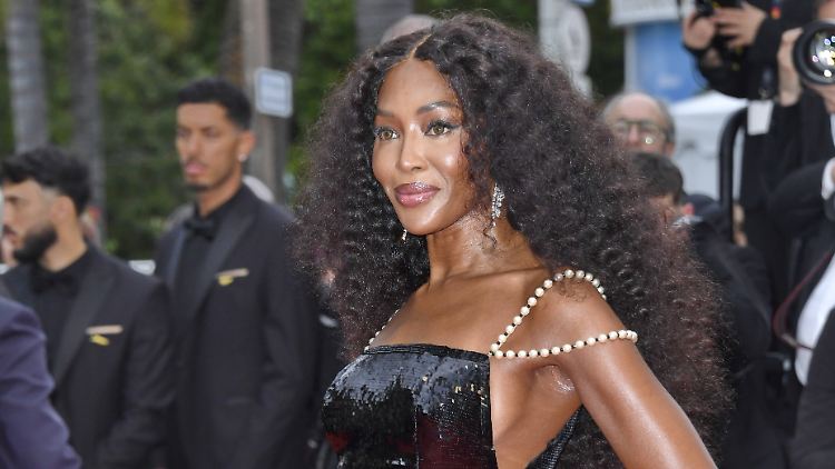 Ist glücklich damit, alleinerziehend zu sein: Naomi Campbell.