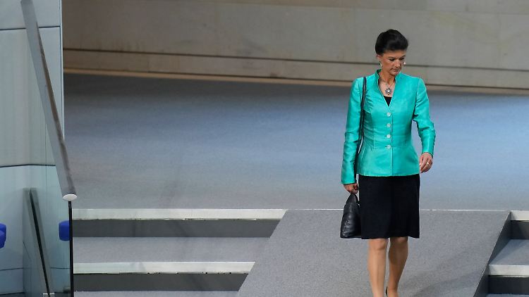 Sahra Wagenknecht wird heute Nachmittag im Bundestag fehlen.