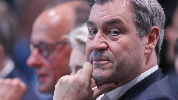 Merz und Söder beim CDU-Parteitag im Mai. Wer Kanzlerkandidat wird, soll im Herbst entschieden werden.