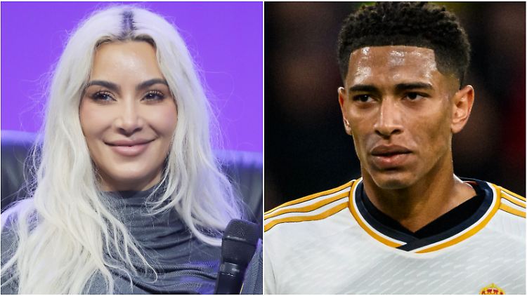 Da freut sich Kim Kardashian: Jude Bellingham zieht sich für sie aus.