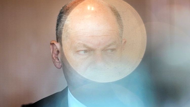 Olaf Scholz am Mittwoch in der Kabinettssitzung. Nach baldigen Neuwahlen wäre er mit großer Wahrscheinlichkeit nicht mehr Kanzler.