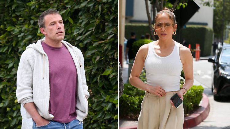 Kamen getrennt zur Feier: Ben Affleck und Jennifer Lopez.