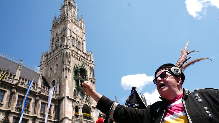 Etwa 200.000 Schotten werden in München erwartet.