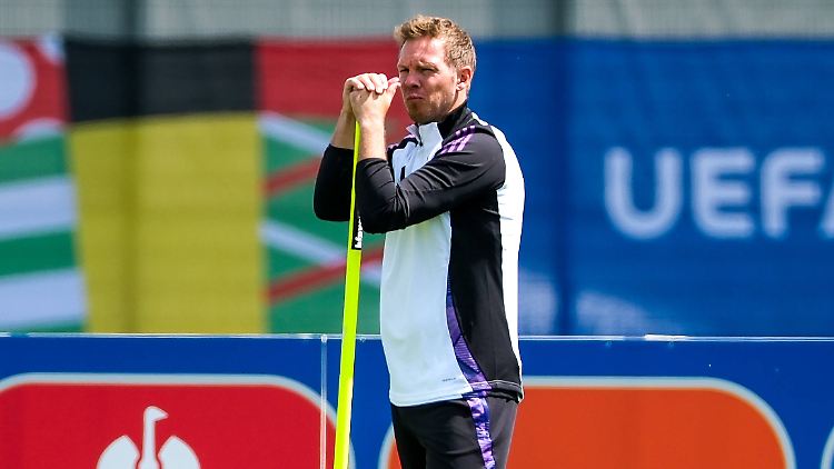 Julian Nagelsmanns DFB-Elf tritt morgen gegen Schottland an.
