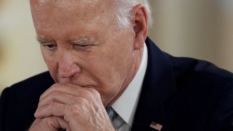 Steht zu seinem Sohn, will dessen Strafe allerdings nicht abmildern: US-Präsident Biden auf dem G7-Gipfel in Süditalien. 