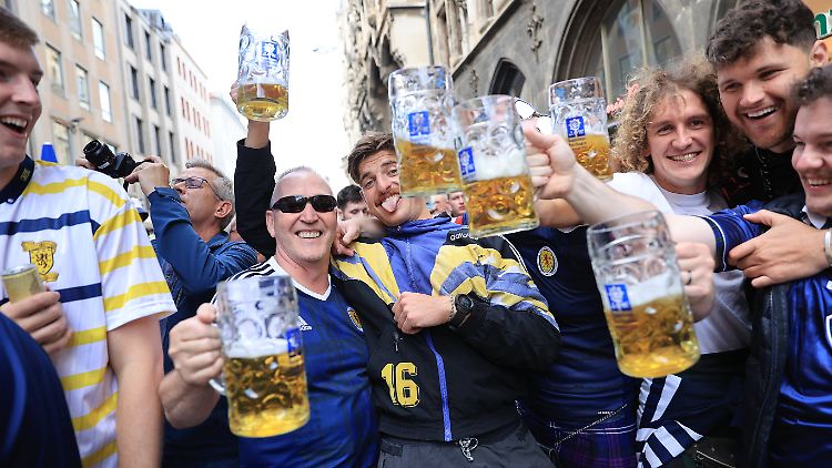 Die Schotten lassen es seit Tagen krachen.