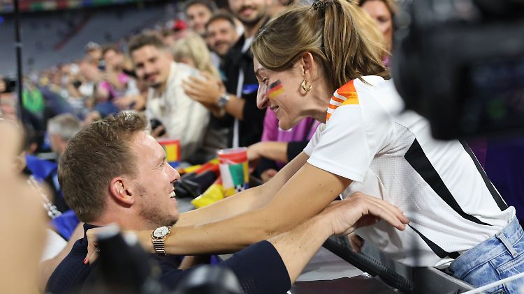 Julian Nagelsmann und Lena Wurzenberger.