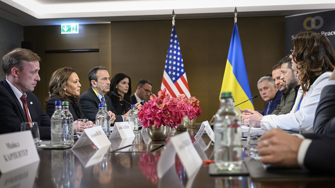 Zu bilateralen Gesprächen treffen sich unter anderem US-Vizepräsidentin Harris und der ukrainische Präsident Selenskyj.