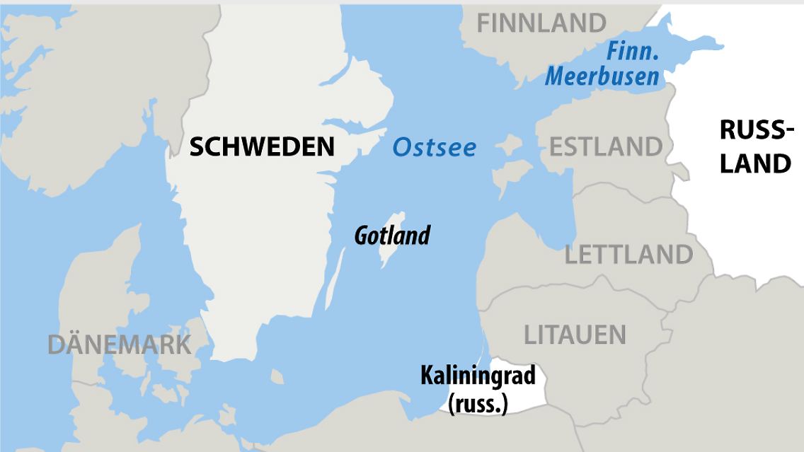 Der Vorfall ereignete sich nahe der Insel Gotland.