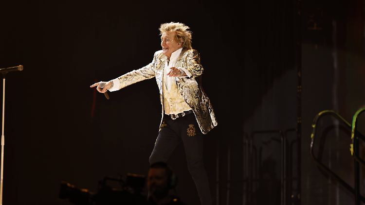 Rod Stewart ist derzeit auf Abschiedstournee.