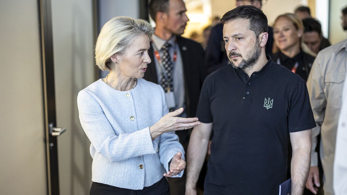Weder Ursula von der Leyen noch Wolodymyr Selenskyj erkennen bei Russland die Bereitschaft, den Krieg zu beenden - ohne eine Kapitulation der Ukraine.