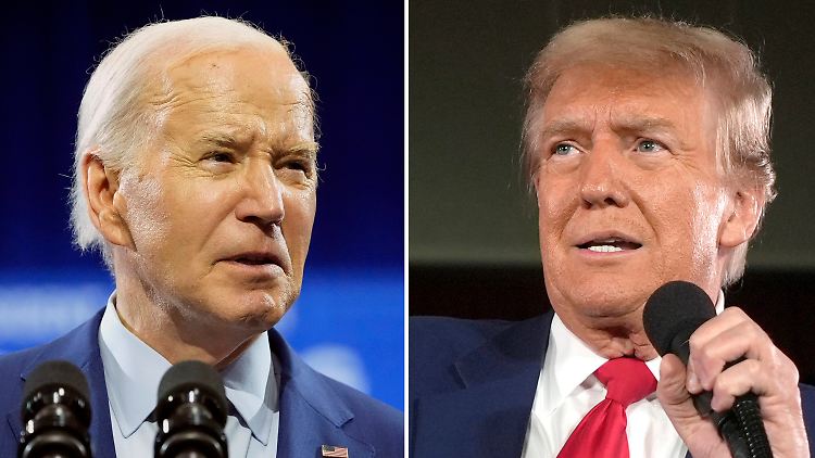 Die Rivalen: Joe Biden und Donald Trump