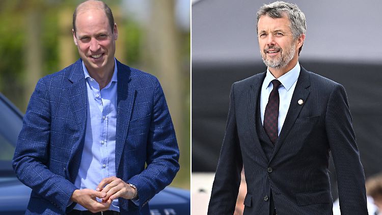Die beiden kennen sich auch persönlich: Prinz William und König Frederik.