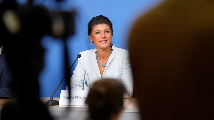 Siegesgewiss: Sahra Wagenknecht