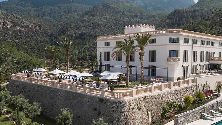 Außergewöhnlich: Das "Son Bunyola" in einem Tal des Tramuntana-Gebirges.