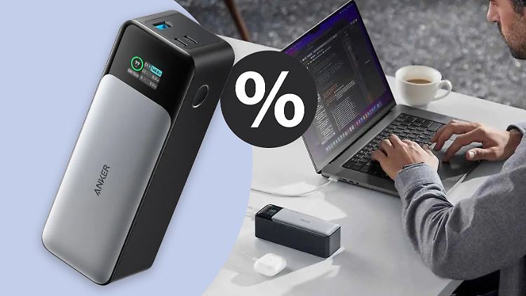 Die Anker 737 lädt unterwegs Handy, Laptops & Co. Bei tink ist sie im Angebot.