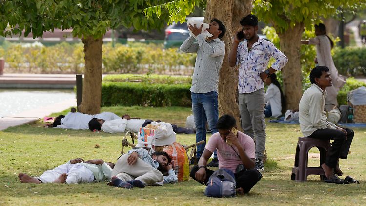 Aufgrund der Hitzewelle wurden Krankenhäuser in Indien unter anderem angewiesen, mehr Betten zur Verfügung zu stellen. 