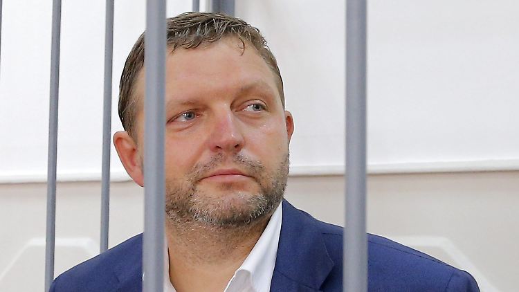 Nikita Belych im Juni 2016 im Gerichtssaal des Bezirksgerichts Basmanny in Moskau.