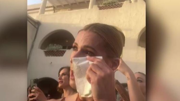 Michelle Hunziker weint bei der Hochzeit ihrer Freundin Diletta Leotta