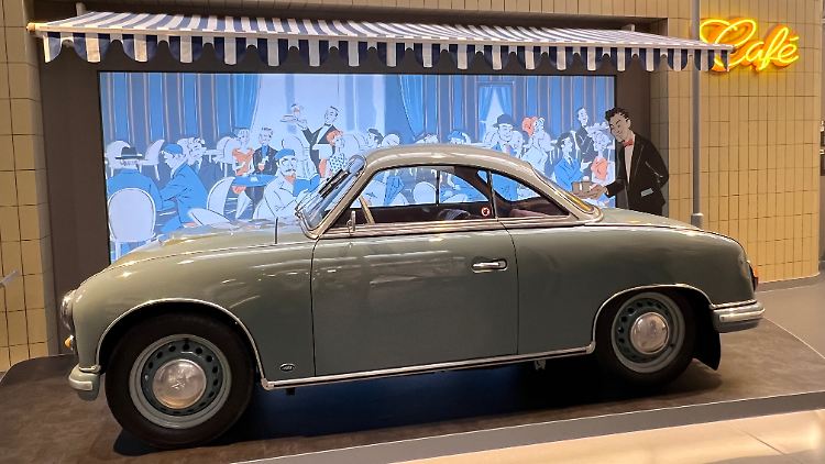 Revolutionär im Sportanzug: Das Trabant P 70 Coupé beeindruckte 1958 mit einer neuartigen Kunststoffkarosserie.