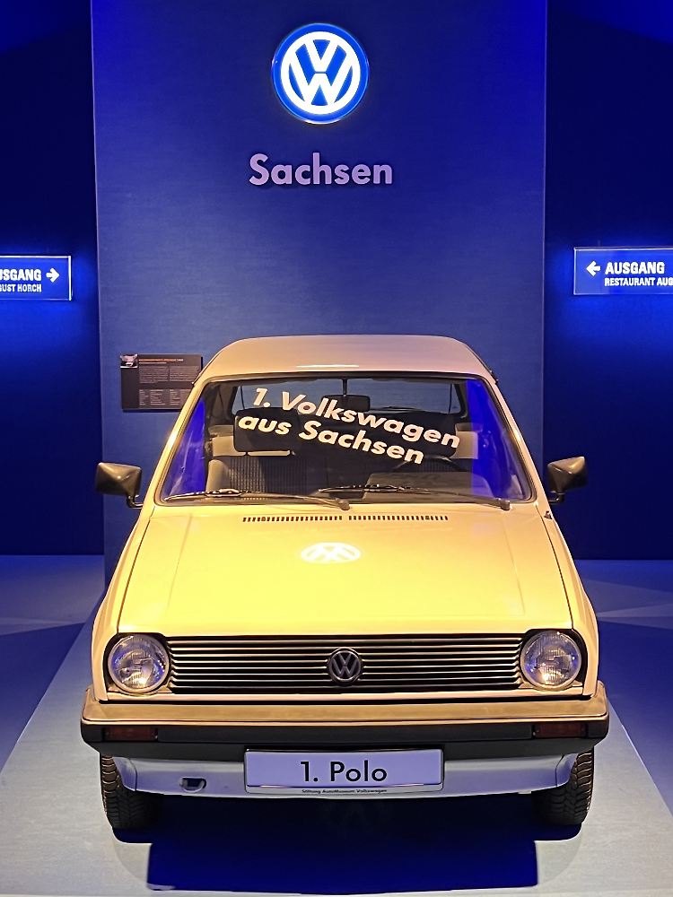 Heute bereits ein Oldtimer: Mit dem Polo von 1990 wurde Zwickau zum wichtigen VW-Werk.