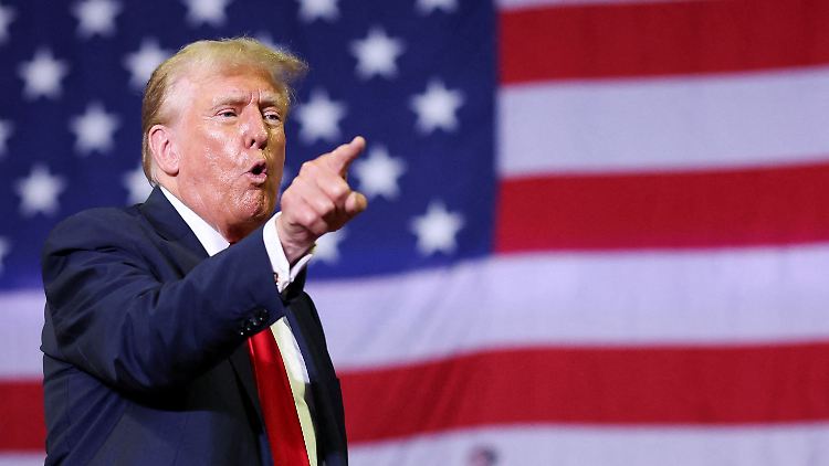 Donald Trump, im Wahlkampf.