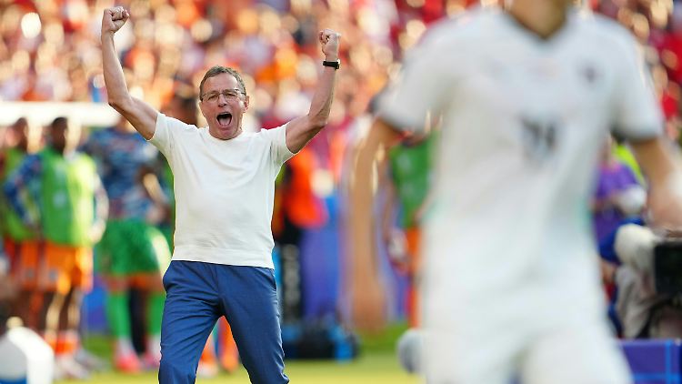 Kommt aus dem Jubeln nicht mehr heraus: Ralf Rangnick.