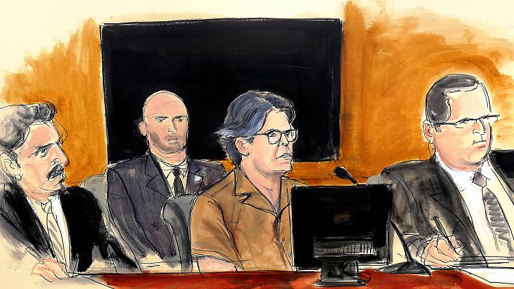 NXIVM-Gründer Keith Raniere während des Prozesses. 
