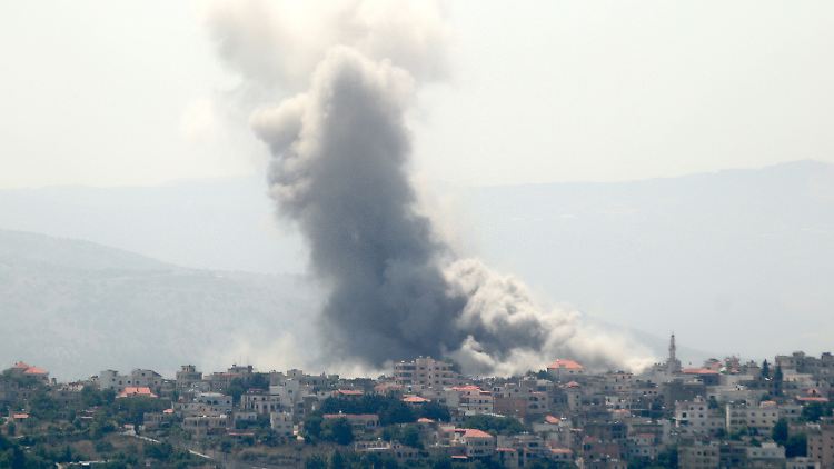 Die Hisbollah beschießt immer wieder israelische Städte mit Raketen - und Israel reagiert mit Luftangriffen. 