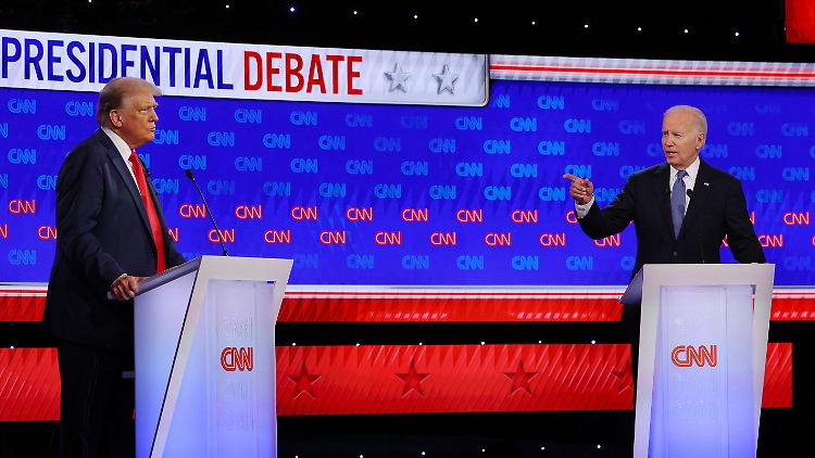Rund vier Monaten vor der Wahl findet das erste TV-Duell zwischen den beiden designierten Kandidaten Trump und Biden statt. 