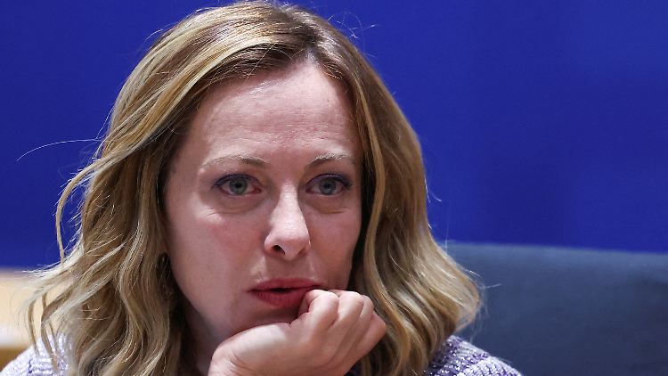 Bezeichnete die Entscheidung pro von der Leyen als "falsch": Giorgia Meloni